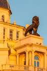 Edificio Generali building, Plaza del Ayuntamiento, Valencia, Spain. Art Print